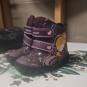 Geox Kids Purple Mermaid Winter Boots